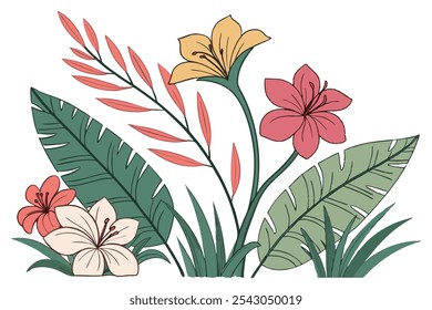 Elegant Collection of Floral and Leaf Designs for Decor, Patterns, and Nature Inspired Graphics