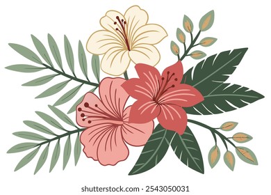 Elegant Collection of Floral and Leaf Designs for Decor, Patterns, and Nature Inspired Graphics