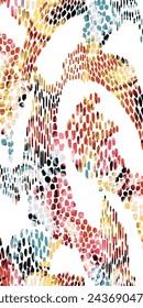 Elegant color abstract design for textile print,printed on pabric for clothes