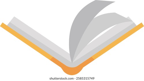 Elegant Colorful Books pile Illustration Vector Art Cute Icon Symbol