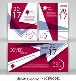 Elegant Colorful Bright Modern Business Brochure / Flyer / Report Design set composed in eps10 format, Vector Illustration. 