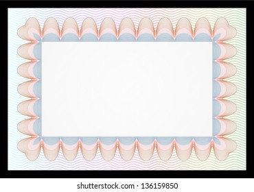 Elegant and colorful Certificate template