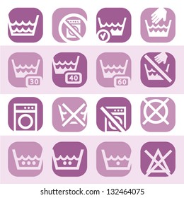 Elegant Colorful Clearning Icons Set Created For Mobile, Web And Applications.