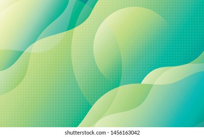 Elegant Colorful Complex Wave and circle polka dot abstract background 