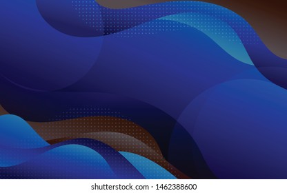 Elegant Colorful Complex Wave and circle polka dot abstract background 