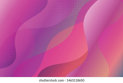 Elegant Colorful Complex Wave EDM and circle polka dot abstract background 