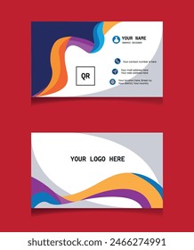 Elegant Colorful Corporate Business Card Design