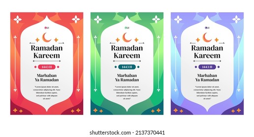 Elegant Colorful Flyer For Ramadan Celebration