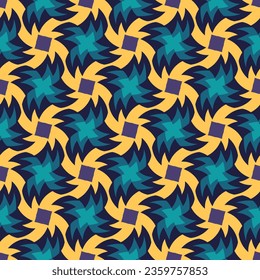 Elegant colorful geometric seamless pattern. Art forms are grouped and arranged in a specific order. Vector image for print, textile, packaging, interior design and your other projects.