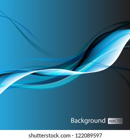 Elegant Colorful Light Lines Vector Background. Beautiful background for your design