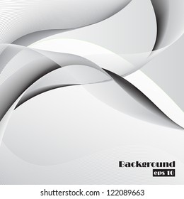 Elegant Colorful Light Lines Vector Background. Beautiful background for your design