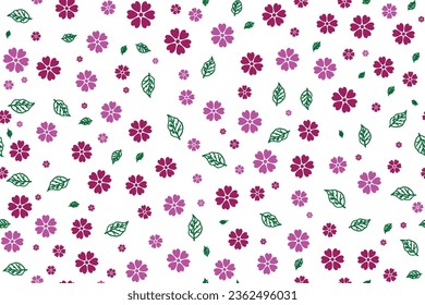 Elegant colorful  pattern. Seamless vector texture. Spring bouquet.  Floral seamless background for fashion prints. unique multi color pattern. Beautiful illustration.
