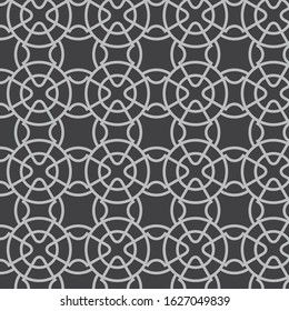 Elegant combination of circle and rounded square design Pattern vector texture illustration background template