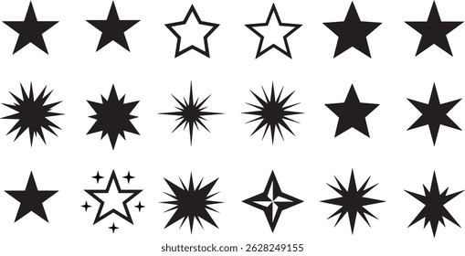 Elegant Comet and Meteorite Icon Set Astronomical Wonders in Abstract Art