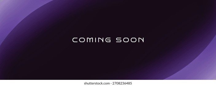 Elegante Vector de fondo próximamente con iluminación oscura suave y Formas de onda suave