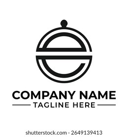 Elegante logotipo da empresa Design com Cloche e Serif Tipografia para Branding e Identidade Comercial