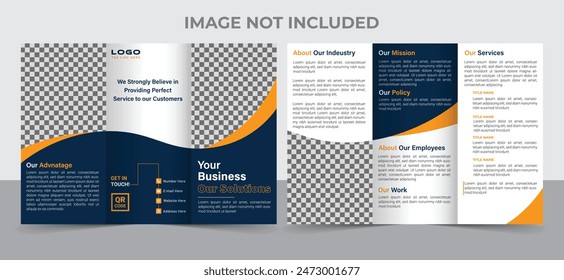 Elegant Company Profile Brochure Template Layout Design. Sleek 16-Page Corporate Brochure Design Template. Minimalist Business Brochure Template Design.