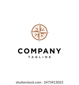 Elegant Compass logo icon vector template.eps