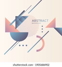 Composición elegante con formas dinámicas y geométricas. Fondo abstracto para tu diseño. Una plantilla para la publicidad y las redes sociales en un estilo moderno.