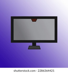 elegant computer monitor icon easy to create easy to update computer monitor