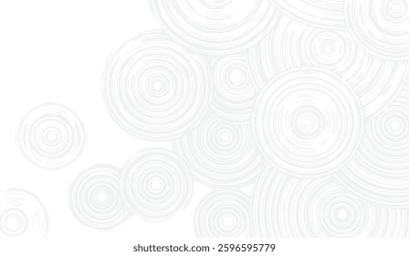 Elegant concentric circles pattern in subtle gray tones creating a minimalist aesthetic suitable for versatile backgrounds and creative design projects