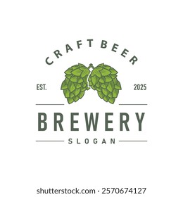 elegant concept brewery logo design collection of craft beer templates retro vintage badges brewery, whisky drink, bar, cafe, restaurant	