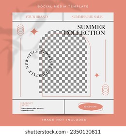 Elegant Concept Fashion Collection Social Media Stories Feed Post Template