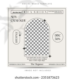Elegant Concept Fashion Collection Social Media Stories Feed Post Template