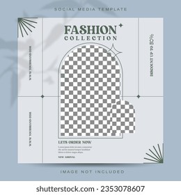 Elegant Concept Fashion Collection Social Media Stories Feed Post Template