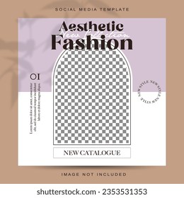 Elegant Concept Fashion Collection Social Media Stories Feed Post Template