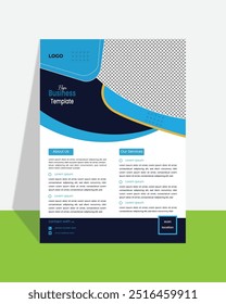 Elegant contemporary and unique business flyer design