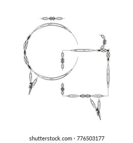 Elegant conversation bubble icon.