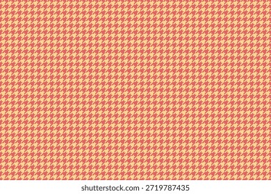 Elegante patrón de pata de gallo de coral y melocotón.  Perfecto para textiles, moda, fondos de Sitio web o cualquier proyecto que necesite una textura sofisticada y atemporal.
