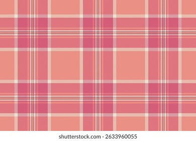 Elegant coral and pink plaid pattern.  Perfect for textile design, website backgrounds, or crafting projects.