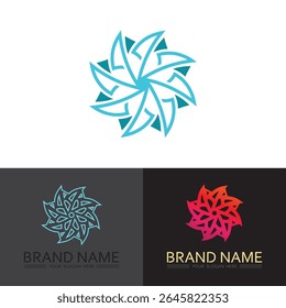 Modelo de apresentação de logotipo de marca corporativa elegante para empresa profissional