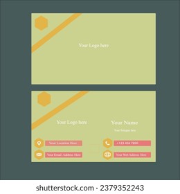 "Elegant Corporate Business Card Template""Customizable Modern Business Card Template"