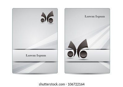 elegant corporate cards design