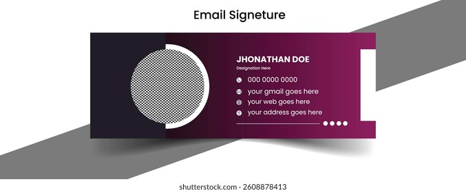 Elegant Corporate Minimal email signature 