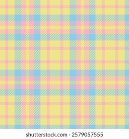 Elegant Cottagecore Pastel Plaid Seamless Pattern