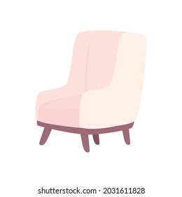 elegant couch furniture isolated icon