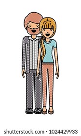 elegant couple avatars characters
