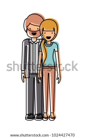 elegant couple avatars characters