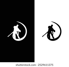 Elegant Couple Dance Logo Design with Flowing Silhouette for Creative Branding