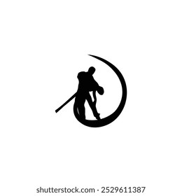 Elegant Couple Dance Logo Design with Flowing Silhouette for Creative Branding