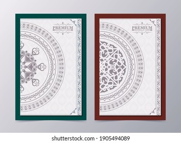 Eleganter Hintergrund mit Mandala-Struktur