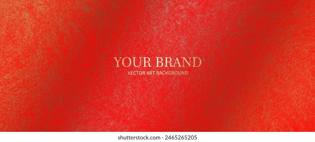 Elegant cover design. Modern premium red vector art background with gradient texture. Luxury template for cover design, invitation, flyer, wedding card, note book, menu design. Red and gold.	