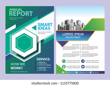 elegant cover, layout, brochure, magazine, catalog for annual report