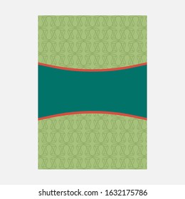 Elegant cover page with pattern Background for Banner, Cover, Invitation template design
