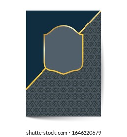 Elegant cover page with pattern Background for Banner, Cover, Invitation template design