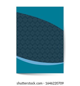 Elegant cover page with pattern Background for Banner, Cover, Invitation template design